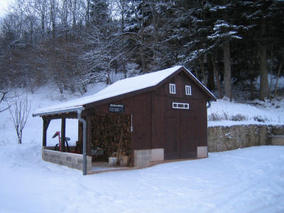 Holzschuppen