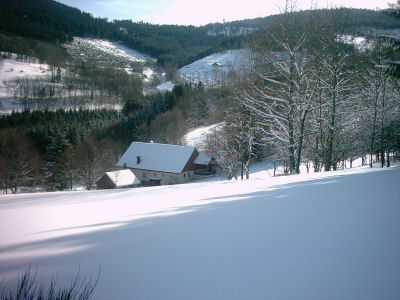 Haus im Winter 1